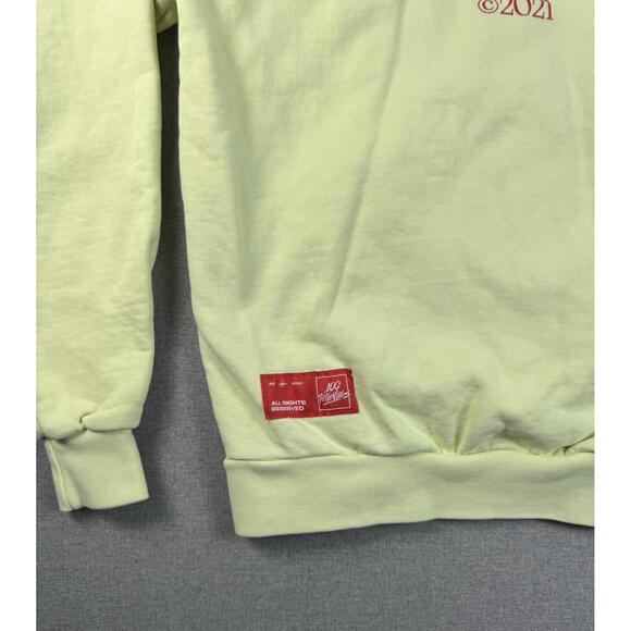 100 Thieves Hoodie Sweatshirt Enter Infinity 2021 Yellow Pullover Men's Sz Small - Picture 8 of 9